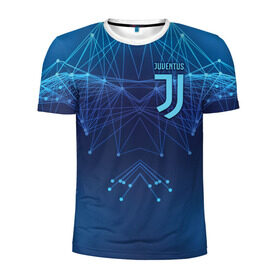 Мужская футболка 3D спортивная с принтом Juventus Lifestyle в Тюмени, 100% полиэстер с улучшенными характеристиками | приталенный силуэт, круглая горловина, широкие плечи, сужается к линии бедра | club | football | juventus | белый | италия | клуб | форма | черный | ювентус