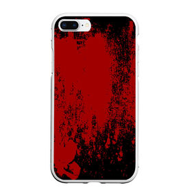Чехол для iPhone 7Plus/8 Plus матовый с принтом Red blood в Тюмени, Силикон | Область печати: задняя сторона чехла, без боковых панелей | halloween | брызги красок | брызги крови | картина кровью | красные пятна | кровавая абстракция | кровавые пятна | кровь | пятна краски