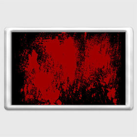 Магнит 45*70 с принтом Red blood в Тюмени, Пластик | Размер: 78*52 мм; Размер печати: 70*45 | halloween | брызги красок | брызги крови | картина кровью | красные пятна | кровавая абстракция | кровавые пятна | кровь | пятна краски