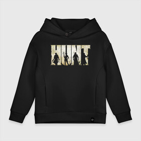 Детское худи Oversize хлопок с принтом Hunt: Showdown Logo в Тюмени, френч-терри — 70% хлопок, 30% полиэстер. Мягкий теплый начес внутри —100% хлопок | боковые карманы, эластичные манжеты и нижняя кромка, капюшон на магнитной кнопке | horror | hunt horrors of the gilded age | hunt showdown | hunt showdown logo | hunt: showdown | охота | ужасы золотого века