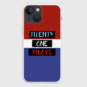 Чехол для iPhone 13 mini с принтом Twenty one pilots в Тюмени,  |  | Тематика изображения на принте: 21 pilots | josh dun | music | rock | twenty one pilots | tyler joseph | джош дан | музыка | рок | тайлер джозеф