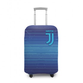 Чехол для чемодана 3D с принтом Juventus new uniform в Тюмени, 86% полиэфир, 14% спандекс | двустороннее нанесение принта, прорези для ручек и колес | club | football | juventus | белый | италия | клуб | форма | черный | ювентус