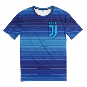 Мужская футболка 3D с принтом Juventus new uniform в Тюмени, 100% полиэфир | прямой крой, круглый вырез горловины, длина до линии бедер | club | football | juventus | белый | италия | клуб | форма | черный | ювентус