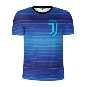 Мужская футболка 3D спортивная с принтом Juventus new uniform в Тюмени, 100% полиэстер с улучшенными характеристиками | приталенный силуэт, круглая горловина, широкие плечи, сужается к линии бедра | club | football | juventus | белый | италия | клуб | форма | черный | ювентус
