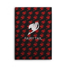 Обложка для автодокументов с принтом Fairy Tail в Тюмени, натуральная кожа |  размер 19,9*13 см; внутри 4 больших “конверта” для документов и один маленький отдел — туда идеально встанут права | anime | fairy tail | аниме | сёнэн | хвост феи