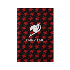 Обложка для паспорта матовая кожа с принтом Fairy Tail в Тюмени, натуральная матовая кожа | размер 19,3 х 13,7 см; прозрачные пластиковые крепления | Тематика изображения на принте: anime | fairy tail | аниме | сёнэн | хвост феи