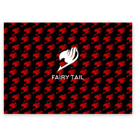 Поздравительная открытка с принтом Fairy Tail в Тюмени, 100% бумага | плотность бумаги 280 г/м2, матовая, на обратной стороне линовка и место для марки
 | Тематика изображения на принте: anime | fairy tail | аниме | сёнэн | хвост феи