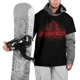 Накидка на куртку 3D с принтом Johnyboy в Тюмени, 100% полиэстер |  | johnyboy | денис василенко | джонибой