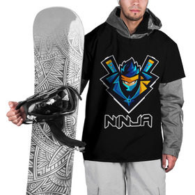 Накидка на куртку 3D с принтом Ninja Fortnite в Тюмени, 100% полиэстер |  | battle | fortnite | ninja | royale | twitch | битва | кефир | королевская | лама | ниндзя | победа | стример | твитч | твич | форт | фортнайт | форточка