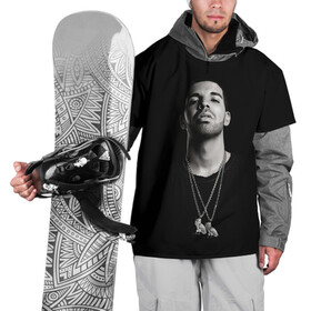 Накидка на куртку 3D с принтом Drake в Тюмени, 100% полиэстер |  | 6ix | bling | canada | drake | god | hotline | life | more | rap | rapper | scorpion | toronto | views | дрейк | дризи | дрэйк | реп | репер | рэп | рэпер
