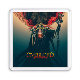 Магнит 55*55 с принтом Momonga Overlord в Тюмени, Пластик | Размер: 65*65 мм; Размер печати: 55*55 мм | albedo | momonga | overlord | shalltear | айнц ул гон | айнц ул гоун | альбедо | лорд момон | момон | момонга | назарик | оверлорд | повелитель | шалтир