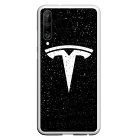 Чехол для Honor P30 с принтом TESLA SPACE в Тюмени, Силикон | Область печати: задняя сторона чехла, без боковых панелей | brand | car | elon mask | space | tesla | авто | бренд | илон | илон маск | космос | маск | машина | тесла | тесла в космосе | электрокар