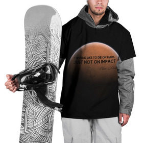 Накидка на куртку 3D с принтом Elon Reeve Musk в Тюмени, 100% полиэстер |  | Тематика изображения на принте: 