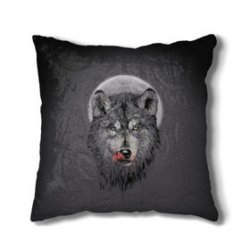 Подушка 3D с принтом Волк Облизывается в Тюмени, наволочка – 100% полиэстер, наполнитель – холлофайбер (легкий наполнитель, не вызывает аллергию). | состоит из подушки и наволочки. Наволочка на молнии, легко снимается для стирки | forest | grey | moon | werewolf | werewolfs | white | wolf | wolfs | белый | волк | волки | волчата | волченок | волчица | волчицы | лес | луна | оборотень | оборотни | серый | язык