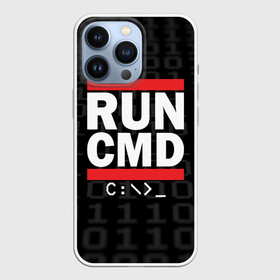 Чехол для iPhone 13 Pro с принтом RUN CMD в Тюмени,  |  | admin | administrator | calm | cmd | code | coder | coding | dmc | engineer | job | keep | programmer | run | администратор | айти | инженер | код | кодинг | программа | программист | профессия | сисадмин