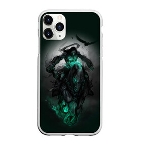 Чехол для iPhone 11 Pro Max матовый с принтом Darksiders III в Тюмени, Силикон |  | playstation | ворон | всадник | конь | яд | ярость