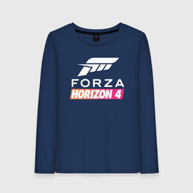 Женский лонгслив хлопок с принтом Forza Horizon 4 в Тюмени, 100% хлопок |  | auto | car | forza | game | horizon | mclaren | motorsport | race | авто | гонки | игра | машина