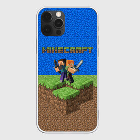 Чехол для iPhone 12 Pro Max с принтом MINECRAFT в Тюмени, Силикон |  | game | logo | minecraft | pattern | арт | игры | логотип | пиксели