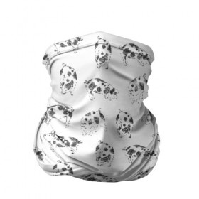Бандана-труба 3D с принтом Поросята в Тюмени, 100% полиэстер, ткань с особыми свойствами — Activecool | плотность 150‒180 г/м2; хорошо тянется, но сохраняет форму | 2019 | год | праздник | свинья