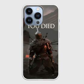 Чехол для iPhone 13 Pro с принтом YOU DIED в Тюмени,  |  | action | dark | dark souls | died | dragon | game | games | japan | knight | rpg | souls | sword | you | дарк | дракон | драконы | души | игра | игры | мертв | меч | рпг | рыцари | рыцарь | соулс | темные | умер | щит | экшн | япония