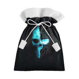 Подарочный 3D мешок с принтом Tom Clancy’s Ghost Recon в Тюмени, 100% полиэстер | Размер: 29*39 см | wildlands | маска | призраки | череп | шлем | шутер