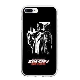 Чехол для iPhone 7Plus/8 Plus матовый с принтом Frank Millers Sin City в Тюмени, Силикон | Область печати: задняя сторона чехла, без боковых панелей | ava lord | big damn | marv | nancy | nancy callahan | sin city | город греха | город грехов | марв | миллер | роберт | родригес | син сити | фрэнк