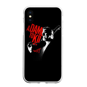 Чехол для iPhone XS Max матовый с принтом Sin City A dame to kill for в Тюмени, Силикон | Область печати: задняя сторона чехла, без боковых панелей | Тематика изображения на принте: ava lord | big damn | marv | nancy | nancy callahan | sin city | город греха | город грехов | марв | миллер | роберт | родригес | син сити | фрэнк