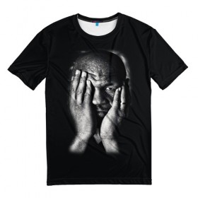 Мужская футболка 3D с принтом Майк Тайсон в Тюмени, 100% полиэфир | прямой крой, круглый вырез горловины, длина до линии бедер | бокс | боксер | знаменитости | спорт | стиль | тайсон | тренд