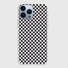 Чехол для iPhone 13 Pro Max с принтом Checkerboard в Тюмени,  |  | Тематика изображения на принте: белая | бойчик | вдудь | дудь | иванов | клетка. ячейка | кубики | орнамент | френдзона | чача | чёрная | шахматная. доска | шашечки