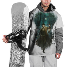 Накидка на куртку 3D с принтом Эдвард Пирс в Тюмени, 100% полиэстер |  | call | cthulhu | game | horror | rpg | survival | даркуотер | детектив | зов | квест | ктулху | осьминог