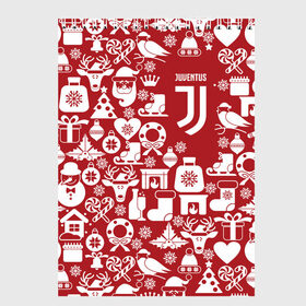 Скетчбук с принтом Juventus Новогодний в Тюмени, 100% бумага
 | 48 листов, плотность листов — 100 г/м2, плотность картонной обложки — 250 г/м2. Листы скреплены сверху удобной пружинной спиралью | club | football | juventus | белый | италия | клуб | форма | черный | ювентус