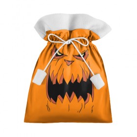 Подарочный 3D мешок с принтом Halloween в Тюмени, 100% полиэстер | Размер: 29*39 см | halloween | orange | pumpkin | scary | оранжевая | страшная | тыква | ужас | хэллоуин