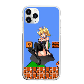 Чехол для iPhone 11 Pro Max матовый с принтом Bowsette в Тюмени, Силикон |  | bowser | bowsette | bros | luigi | mario | nintendo | super | боузер | боузетта | купа | луиджи | марио | супер