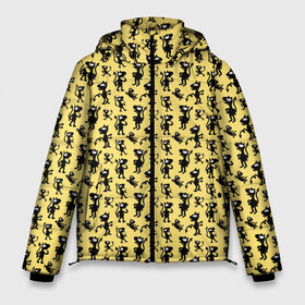 Мужская зимняя куртка 3D с принтом Disenchantment Luci в Тюмени, верх — 100% полиэстер; подкладка — 100% полиэстер; утеплитель — 100% полиэстер | длина ниже бедра, свободный силуэт Оверсайз. Есть воротник-стойка, отстегивающийся капюшон и ветрозащитная планка. 

Боковые карманы с листочкой на кнопках и внутренний карман на молнии. | bean | disenchantment | elfo | futurama | luci | mattgroening | netflix | princess | simpsons | бин | люси | люци | мэтгроунинг | разочарование | симпсоны | элфо