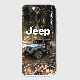 Чехол для iPhone 12 Pro с принтом Jeep в Тюмени, силикон | область печати: задняя сторона чехла, без боковых панелей | Тематика изображения на принте: 4х4 | forest | jeep | nature | off road | russia | siberia | ural | usa | бездорожье | внедорожник | дальний восток | лес | природа | ралли | россия | сибирь | сша | тайга | урал