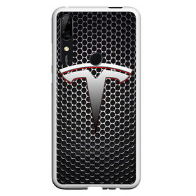 Чехол для Honor P Smart Z с принтом TESLA в Тюмени, Силикон | Область печати: задняя сторона чехла, без боковых панелей | Тематика изображения на принте: brand | car | elon mask | tesla | авто | бренд | илон | илон маск | маск | машина | тесла | электрокар