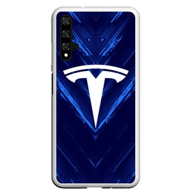 Чехол для Honor 20 с принтом TESLA в Тюмени, Силикон | Область печати: задняя сторона чехла, без боковых панелей | brand | car | elon mask | tesla | авто | бренд | илон | илон маск | маск | машина | тесла | электрокар