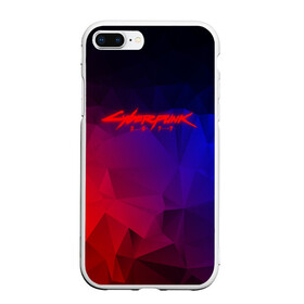 Чехол для iPhone 7Plus/8 Plus матовый с принтом CYBERPUNK 2077 в Тюмени, Силикон | Область печати: задняя сторона чехла, без боковых панелей | 2019 | abstraction | cd project red | cyberpunk 2077 | future | hack | night city | samurai | sci fi | абстракция | андроиды | безумие | будущее | киберпанк 2077 | логотип | роботы | самураи | фантастика | цифры