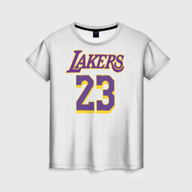 Женская футболка 3D с принтом James 18-19 third LA Lakers в Тюмени, 100% полиэфир ( синтетическое хлопкоподобное полотно) | прямой крой, круглый вырез горловины, длина до линии бедер | angeles | james | lakers | lebron | los | nba | usa | анджелес | джеймс | леброн | лейкерс | лос | нба | сша