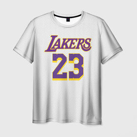 Мужская футболка 3D с принтом James 18-19 third LA Lakers в Тюмени, 100% полиэфир | прямой крой, круглый вырез горловины, длина до линии бедер | angeles | james | lakers | lebron | los | nba | usa | анджелес | джеймс | леброн | лейкерс | лос | нба | сша