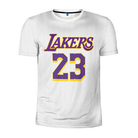 Мужская футболка 3D спортивная с принтом James 18-19 third LA Lakers в Тюмени, 100% полиэстер с улучшенными характеристиками | приталенный силуэт, круглая горловина, широкие плечи, сужается к линии бедра | angeles | james | lakers | lebron | los | nba | usa | анджелес | джеймс | леброн | лейкерс | лос | нба | сша