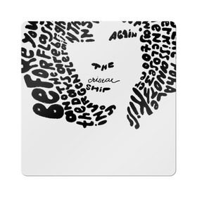 Магнит виниловый Квадрат с принтом Jim Morrison в Тюмени, полимерный материал с магнитным слоем | размер 9*9 см, закругленные углы | Тематика изображения на принте: jim morrison | the cristal ship | the doors | джим моррисон | доорз