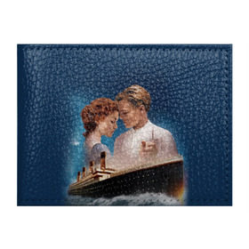 Обложка для студенческого билета с принтом Титаник в Тюмени, натуральная кожа | Размер: 11*8 см; Печать на всей внешней стороне | Тематика изображения на принте: 