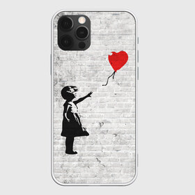 Чехол для iPhone 12 Pro Max с принтом Бэнкси Девочка с Шаром в Тюмени, Силикон |  | art | balloon | banksy | culture | girl | graffity | heart | hearts | red | арт | бэнкси | граффити | девочка | девочка с шаром | красный | красным | культура | сердечки | сердечко | сердце | стрит | шар | шарик | шариком