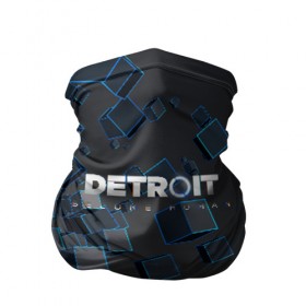 Бандана-труба 3D с принтом Detroit Become Human в Тюмени, 100% полиэстер, ткань с особыми свойствами — Activecool | плотность 150‒180 г/м2; хорошо тянется, но сохраняет форму | 