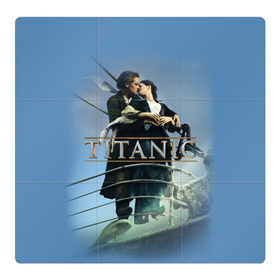 Магнитный плакат 3Х3 с принтом Титаник постер в Тюмени, Полимерный материал с магнитным слоем | 9 деталей размером 9*9 см | Тематика изображения на принте: 