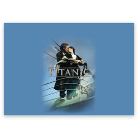Поздравительная открытка с принтом Титаник постер в Тюмени, 100% бумага | плотность бумаги 280 г/м2, матовая, на обратной стороне линовка и место для марки
 | 