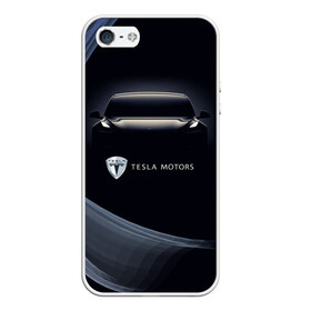 Чехол для iPhone 5/5S матовый с принтом Tesla Model 3 в Тюмени, Силикон | Область печати: задняя сторона чехла, без боковых панелей | auto | car | cars | coil | electro | elon | future | logo | moto | motors | musk | pixel | tesla | авто | автомобили | автомобиль | будущее | илон | лого | логотип | маск | мото | моторс | символ | тесла | электричество | электро