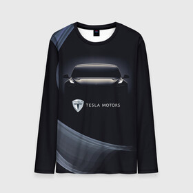 Мужской лонгслив 3D с принтом Tesla Model 3 в Тюмени, 100% полиэстер | длинные рукава, круглый вырез горловины, полуприлегающий силуэт | auto | car | cars | coil | electro | elon | future | logo | moto | motors | musk | pixel | tesla | авто | автомобили | автомобиль | будущее | илон | лого | логотип | маск | мото | моторс | символ | тесла | электричество | электро
