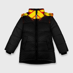 Зимняя куртка для девочек 3D с принтом CYBERPUNK 2077 (НА СПИНЕ) в Тюмени, ткань верха — 100% полиэстер; подклад — 100% полиэстер, утеплитель — 100% полиэстер. | длина ниже бедра, удлиненная спинка, воротник стойка и отстегивающийся капюшон. Есть боковые карманы с листочкой на кнопках, утяжки по низу изделия и внутренний карман на молнии. 

Предусмотрены светоотражающий принт на спинке, радужный светоотражающий элемент на пуллере молнии и на резинке для утяжки. | 2019 | cd project red | cyberpunk 2077 | future | hack | night city | samurai | sci fi | андроиды | безумие | будущее | киберпанк 2077 | логотип | роботы | самураи | фантастика | цифры